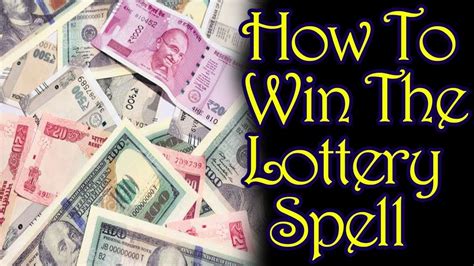 lotto spells|spell to win the lottery tonight.